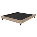 Ver imagem 4 de Cama Japonesa com Cabeceira Corea Queen Courino Bege / Bouclé Suave Off White - Sallar Home