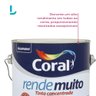Tinta Acrílica Fosca Rende Muito Branco 3,6l - Coral - 5