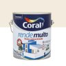 Tinta Acrílica Fosca Rende Muito Branco 3,6l - Coral - 1