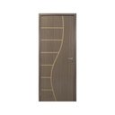 Ver imagem 3 de Kit Porta de Madeira Decorada 215x64cm com Batente de Mdf Ultra 10cm Cantareira Mgm