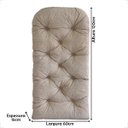 Ver imagem 2 de Almofada Impermeável P/ Cadeiras de Área e Jardim Tam.120x60