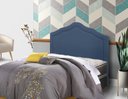 Ver imagem 3 de Cabeceira Irlanda New Plus King Size 1950mm Veludo Azul - Simbal