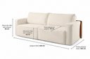 Ver imagem 4 de Sofá-Cama Retrátil 230 cm Austin