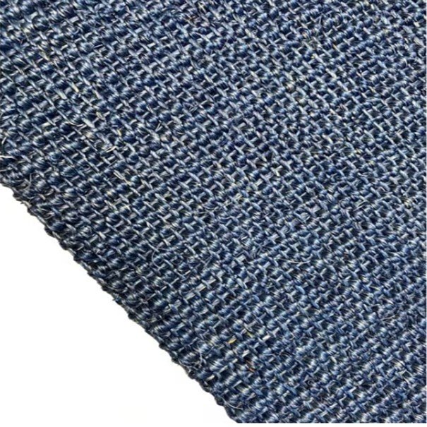 Capacho Liso Azul Mesclado Sisal 40x60cm - 3