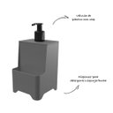 Ver imagem 4 de Kit Pia 3 Peças Lixeira Dispenser Porta Talher Cozinha - Stolf