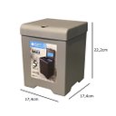 Ver imagem 3 de Kit Pia 3 Peças Lixeira Dispenser Porta Talher Cozinha - Stolf