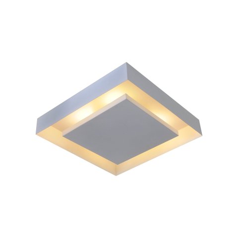 LUMINÁRIA PLAFON LUZ INDIRETA ATLAS GDE 35CM 2LAMP E27 BRANCO  - 1112 E PEQ BR