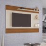 Estante Painel 1.8m TV 40 42 47 48 50 55 58 Polegadas Prateleiras Sala Quarto Off White/Freijó - 2