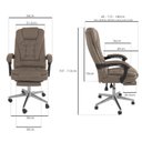 Ver imagem 5 de Cadeira de Escritório Ergonômica Presidente com Apoio Para Pés Oficial Webshop