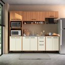Ver imagem 2 de Cozinha Completa Modulada 5 Peças com Gabinete para Pia Havana Multimóveis Cr20317