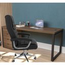 Ver imagem 3 de Cadeira de Escritório Presidente Giratória Ergonômica 150kg Oficial Webshop