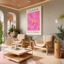 Ver imagem 5 de Quadro Canvas Osaka Flores Plantas 90x60cm Mold Preta