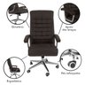 Cadeira de Escritório Presidente Giratória Ergonômica 150kg Oficial Webshop - 2