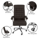 Ver imagem 2 de Cadeira de Escritório Presidente Giratória Ergonômica 150kg Oficial Webshop