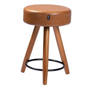 Banco Banqueta Paris Baixa 50cm Couríssimo Amarula - Salaone