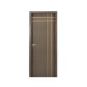 Ver imagem 1 de Kit Porta de Madeira Decorada 215x94cm com Batente de MDF Ultra 10cm Mantiqueira MGM Marrom/Carvalho
