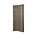 Ver imagem 2 de Kit Porta de Madeira Decorada 215x94cm com Batente de MDF Ultra 10cm Mantiqueira MGM Marrom/Carvalho