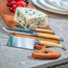 Conjunto de 3 facas para queijo Laguiole LA TOUR Luxo com bandeja de madeira- marfim - 2