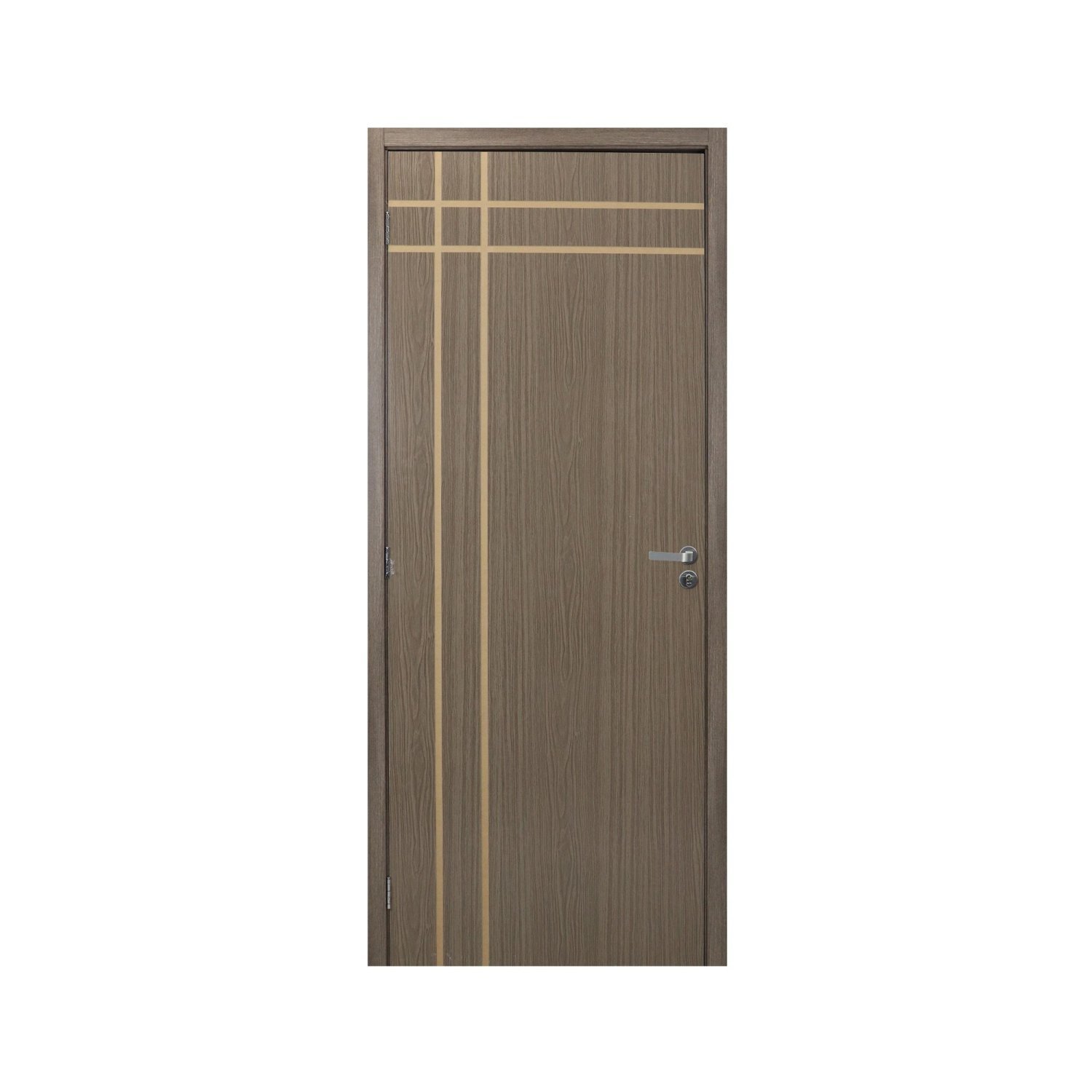 Kit Porta de Madeira Decorada 215x84cm com Batente de MDF Ultra 10cm Mantiqueira MGM - 3