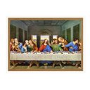Ver imagem 1 de Quadro Decorativo Santa Ceia Leonardo da Vinci Cristo