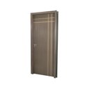 Ver imagem 2 de Kit Porta de Madeira Decorada 215x74cm com Batente de MDF Ultra 10cm Mantiqueira MGM Marrom/Carvalho