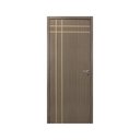 Ver imagem 3 de Kit Porta de Madeira Decorada 215x64cm com Batente de MDF Ultra 10cm Mantiqueira MGM Marrom/Carvalho