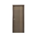 Ver imagem 1 de Kit Porta de Madeira Decorada 215x64cm com Batente de MDF Ultra 10cm Mantiqueira MGM Marrom/Carvalho