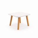 Ver imagem 4 de Sala de Jantar 90x90 Bela 4 Cadeiras Bom Pastor Naturale Off Bege