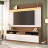 Estante Rack Home Painel Tv de até 50 55 65 Polegadas Mármore/ripado - 2