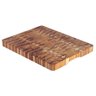 Tábua Cubus com Empunhadura Churrasco em Madeira Teca Fsc com Acabamento em Óleo Mineral - 1