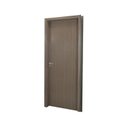 Ver imagem 2 de Kit Porta de Madeira Lisa 215x94cm com Batente de MDF Ultra 10cm Melamínico MGM Marrom/Carvalho Queb