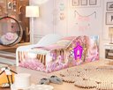 Ver imagem 4 de Mini Cama Carro Infantil Juvenil com Proteção Lateral de Mdf Adesivada Princesas + Colchão D18
