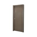 Ver imagem 2 de Kit Porta de Madeira Lisa 215x84cm com Batente de MDF Ultra 10cm Melamínico MGM Marrom/Carvalho Queb