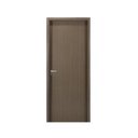 Ver imagem 1 de Kit Porta de Madeira Lisa 215x74cm com Batente de MDF Ultra 10cm Melamínico MGM Marrom/Carvalho Queb