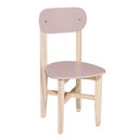 Ver imagem 2 de Cadeira Colorê Infantil Assento e Encosto Rosa Base em Madeira Maciça Pinus