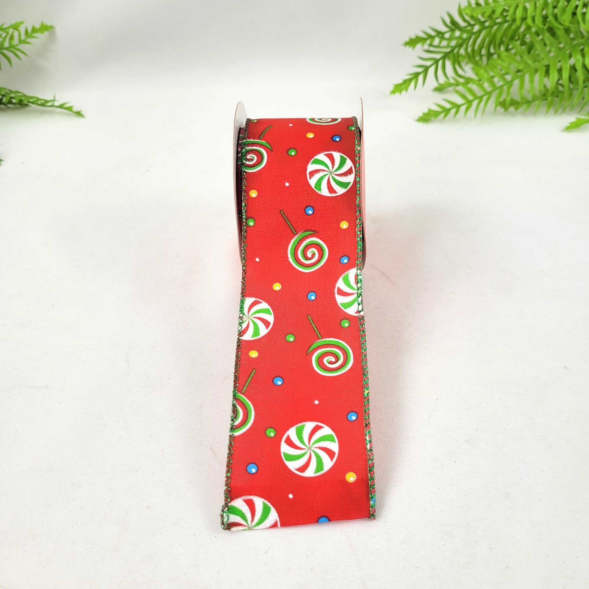 Fita Natalina Pirulito 6cmx9m Natal Decorativa Aramada - 4
