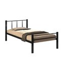 Ver imagem 2 de Base Cama Solteiro Ferro Tubular Preto Resistente