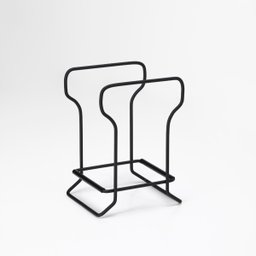 Suporte Organizador de Pratos para Bancada : Inventia Aer : Pintado Cor:preto - 1