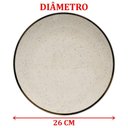 Ver imagem 2 de Kit Jogo Pratos Rasos Jantar 4 Peças 4 Pessoas Unni Brisa