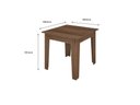 Ver imagem 2 de CONJUNTO SALA DE JANTAR ITALIA 0,90 COM 4 CADEIRAS Amend 11C