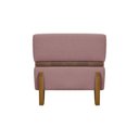 Ver imagem 5 de Puff Recamier Kodama para Cama King 200cm Pé Castanho Rosê Bouclé