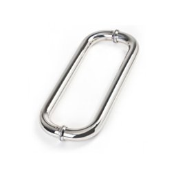 Puxador para porta de vidro inox Dorma com 30 cm - 1