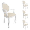 Ver imagem 1 de 4 Poltrona Entalhada com Braço Decorativa Imperatriz Luxo Trono Provençal Aréa Gourmet Leitura
