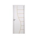 Ver imagem 1 de Kit Porta de Madeira Decorada 215x64cm com Batente de MDF Ultra 10cm Cantareira MGM Abertura Direita