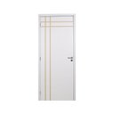 Ver imagem 3 de Kit Porta de Madeira Decorada 215x94cm com Batente de MDF Ultra 10cm Mantiqueira MGM Branco