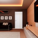 Ver imagem 6 de Kit Porta de Madeira Decorada 215x74cm com Batente de MDF Ultra 10cm Mantiqueira MGM Branco