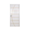 Ver imagem 1 de Kit Porta de Madeira Decorada 215x94cm com Batente de MDF Ultra 10cm Neblina MGM Abertura Esquerda B