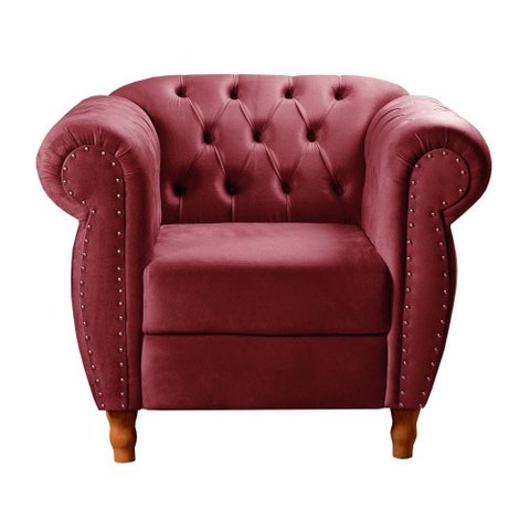 Sofá Nobreza Poltrona Chesterfield Vintage Retrô Clássico