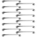 Ver imagem 1 de Barra Alça Apoio 50cm Aço Inox Kit 13 Uni Segurança Idoso Gestante Cadeirante Pcd Banheiro Inox Corr