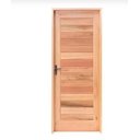 Ver imagem 1 de Kit Porta de Madeira Externa SIES Eucalipto Direita - 210x80